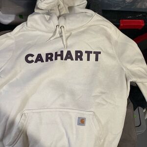 Womens cream carhartt sweatshirt